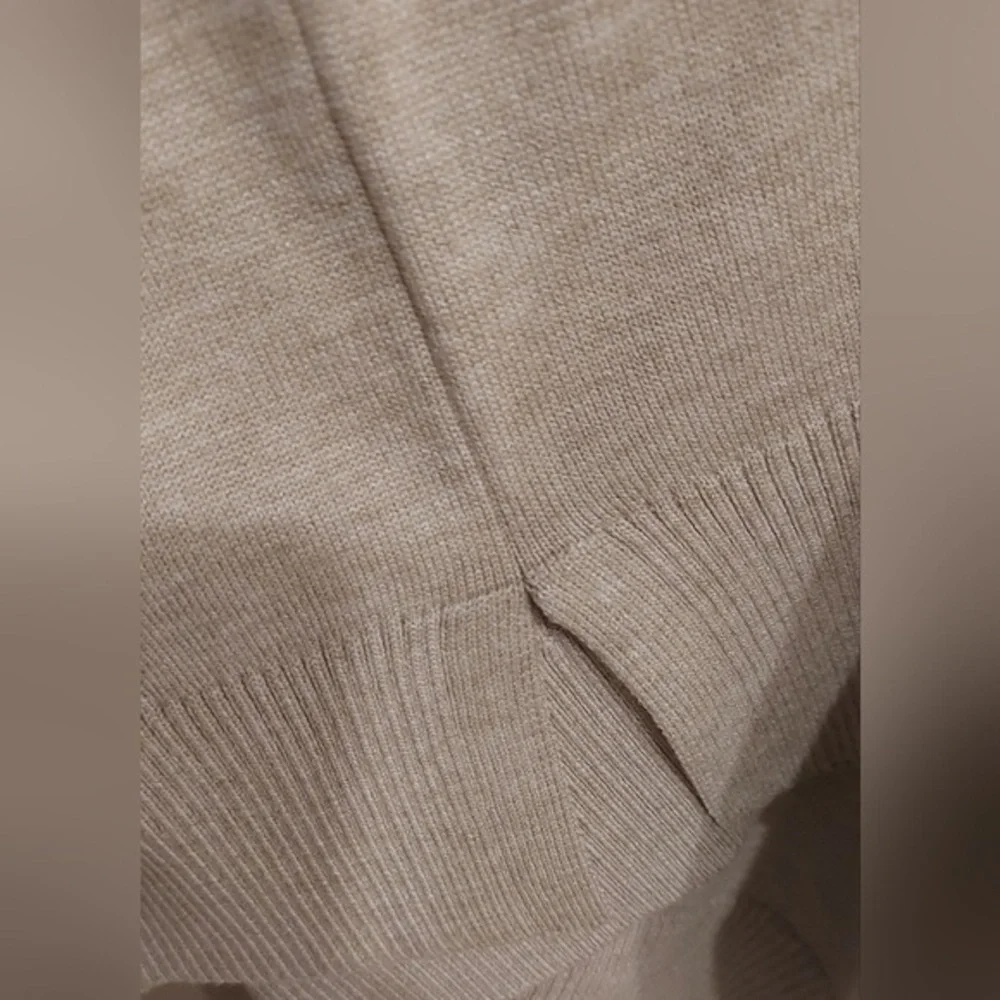 Sparkly Turtleneck Sweater with Cable Knit Design - Picture 8 of 8